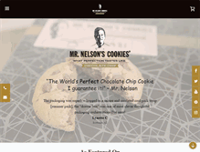 Tablet Screenshot of mrnelsonscookies.com